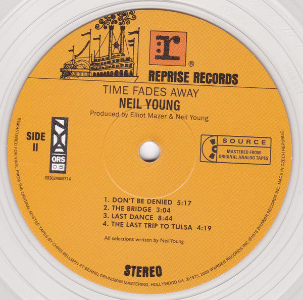 NEIL YOUNG (ニール・ヤング) - Time Fades Away 50 (EU 発売50周年限定復刻再発「クリア VINYL」LP/ New)
