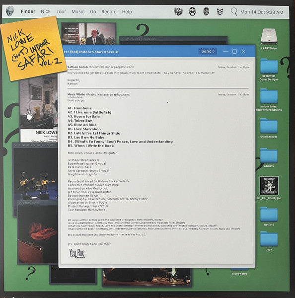 NICK LOWE (ニック・ロウ) - (Not) Indoor Safari Vol.1 (世界共通レコードストアデイ3000枚限定 LP/New) ツアー時のライブ収録