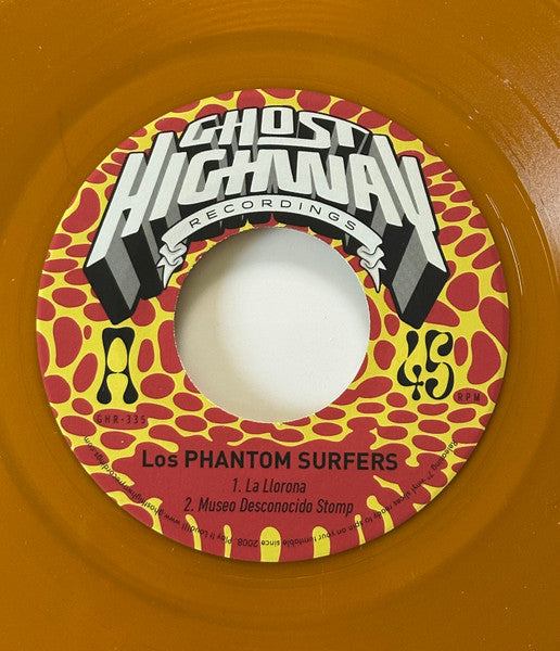 PHANTOM SURFERS, THE (ザ・ファントム・サーファーズ ) - Cantan En Espanol ! / La Llorona +3 (スペイン「150枚限定ナンバリング入り」ジャケ付き4曲入り「クリア・イエローVINYL」7インチ/ New) '24年スペインのみで発表の新作