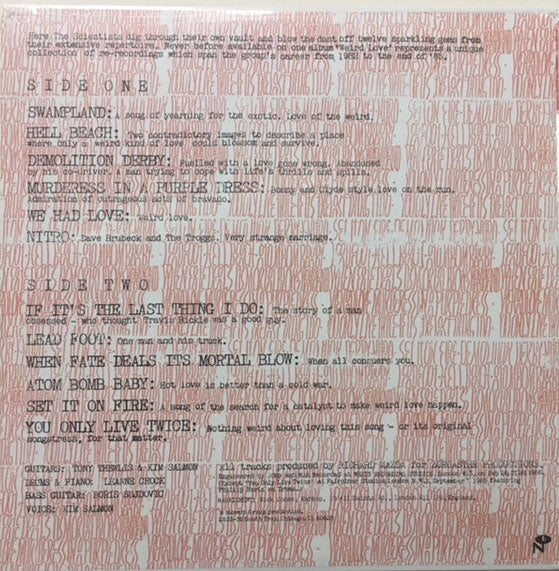 SCIENTISTS, THE (ザ ・サイエンティスツ) - Weird Love (US 限定再発「ブラックヴァイナル」LP/ New) '86年の米国市場向けベスト!
