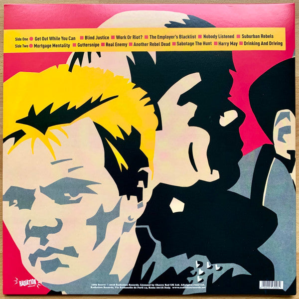 BUSINESS, THE (ザ・ビジネス) - Suburban Rebels (Italy 正規再発「500枚限定レッドヴァイナル」 LP/ New) '83年ファーストアルバム!
