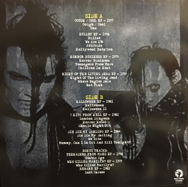 MISFITS (ミスフィッツ) - 1977-1984 The Singles Collection (EU 限定プレス再発 LP/ New) グレン・ダンジグ時代の全23曲 !