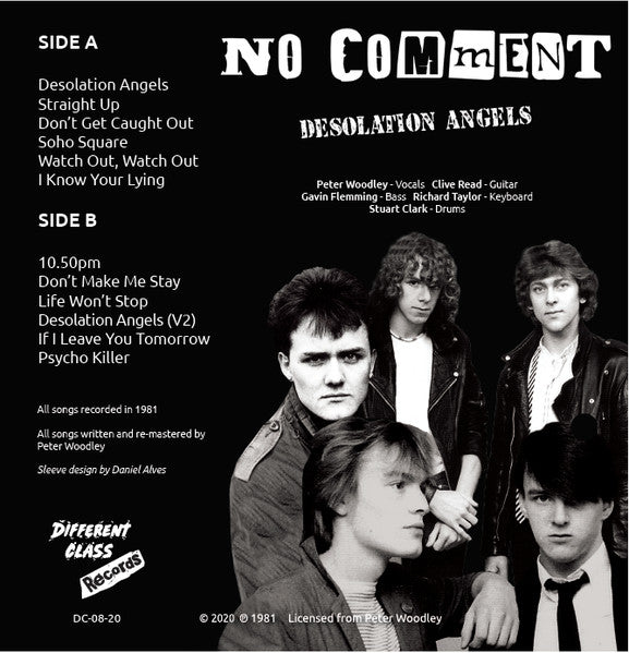 NO COMMENT (ノー・コメント) - Desolation Angels (Portugal 300枚限定プレス LP/ New)