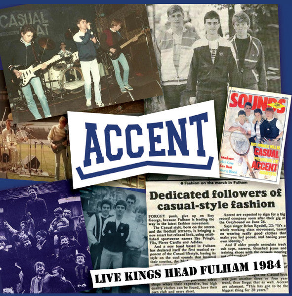 ACCENT (アクセント) - Live Kings Head Fulham 1984 (Portugal 限定プレス CD/ New)