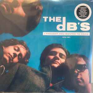 dB'S, THE (ザ ・ディービーズ) - I Thought You Wanted To Know 1978-1981 (US限定プレス「カラーヴァイナル」2xLP/ New) 極初期コンピ!