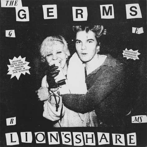 GERMS (ジャームス) - Lion's Share (EU 限定プレス再発 LP/ New)