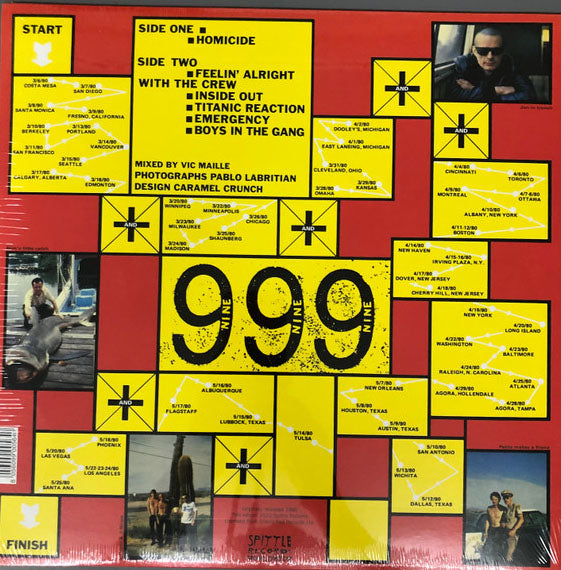 999 (ナイン・ナイン・ナイン) - The Biggest Tour In Sport (Italy 限定プレス再発 LP/ New)