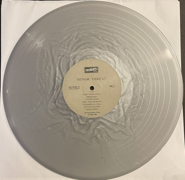 MINOR THREAT (マイナー・スレット) - First 2 7"s (US 2023年正規限定再発「グレイヴァイナル」LP+グレイジャケ / New) 「グレーカラー盤」再発!