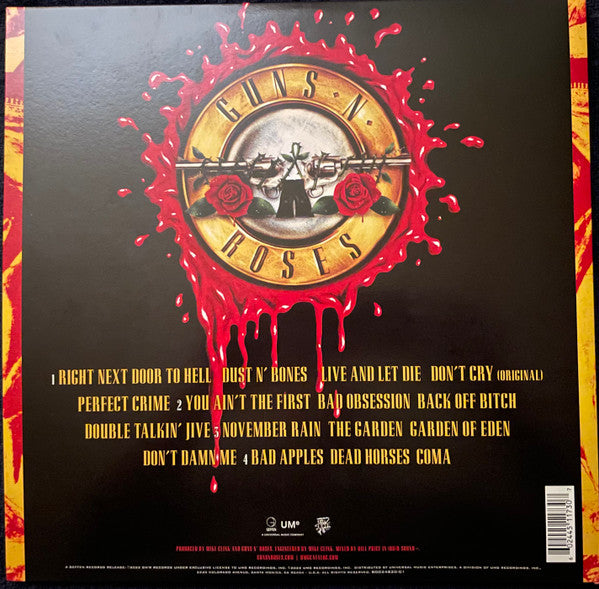 GUNS N' ROSES (ガンズ・アンド・ローゼズ) - Use Your Illusion I (EU 限定再発180g 2xLP/New)