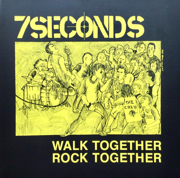7 SECONDS (セブン・セカンズ ) - Walk Together, Rock Together (US 1,000枚限定再発「イエローヴァイナル (DXエディション)」LP/New)
