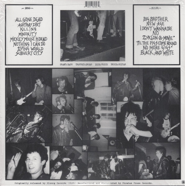 SUBHUMANS (サブヒューマンズ) - The Day The Country Died (US 限定プレス再発 LP/ New)