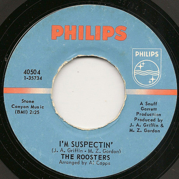 ROOSTERS (ルースターズ) - Love Machine / I'm Suspectin' (US オリジナル 7") ソフト・サイケ!