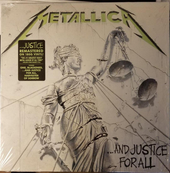 METALLICA (メタリカ) - … And Justice For All (EU 限定再発180g「ブラックヴァイナル」2xLP/ New)
