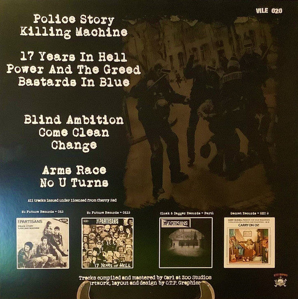 PARTISANS, THE (ザ・パルチサンズ) - Bastards In Blue (UK 限定「ブルーヴァイナル」LP/ New) シングルコレクション !