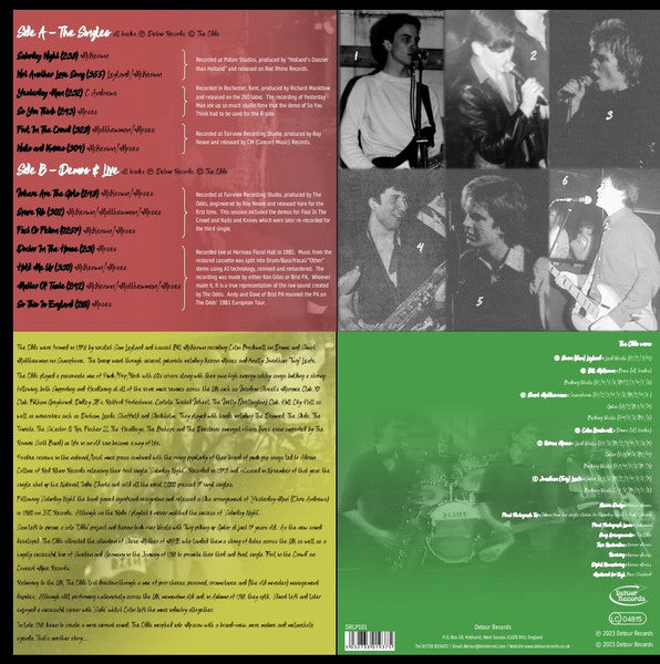 ODDS, THE (ジ・オッズ) - Foolish Men (UK 150枚限定「ブラックヴァイナル」LP+CD/ New)