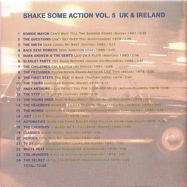 V.A. (パワーポップ、ネオモッズ・コンピ) - Shake Some Action Vol.5 UK & Ireland (EU 限定再発 CD/ New)