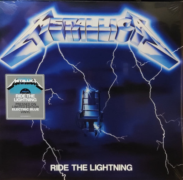 METALLICA (メタリカ) - Ride The Lightning (EU 限定再発「ブルーヴァイナル」LP/ New)
