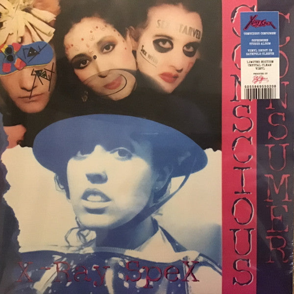 X-RAY SPEX (エックス・レイ・スペックス) - Conscious Consumer (UK 限定再発「クリスタルクリア・ヴァイナル」LP/ New)