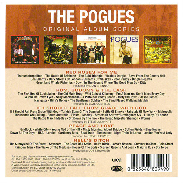POGUES, THE (ザ・ポーグス) - Original Album Series (UK-EU 限定再発「紙ジャケ」5xCD/New)