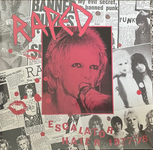 RAPED (レイプド) - Escalator Hater 1977-'78 (US 限定プレス LP/ New) 全16曲、コンピレーション !