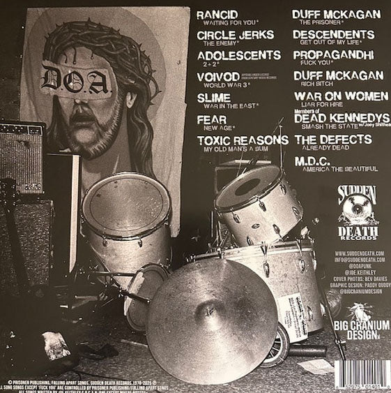 V.A. (D.O.A.のカバーコンピ) - No Escape From What You Are (Canada 500枚限定「チェリーレッドヴァイナル」LP/ New)