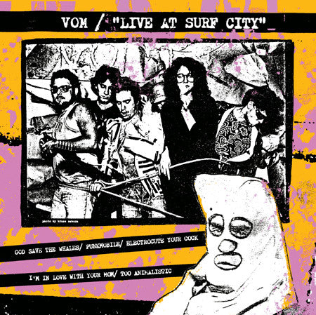 VOM (ヴォム) - Live At Surf City (US「正規」限定プレス再発 7"/ New) '78年の唯一EP !