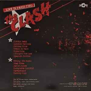 CLASH, THE (ザ・クラッシュ ) - Live In Paris 1980 (Slovenia 限定プレス LP/ New) ブロードキャスト録音全13曲 !