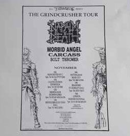 MORBID ANGEL (モービッド・エンジェル) - Live Suffocation - Grindcrusher Tour Live. Rock City, Nottingham 1989 (EU 限定再発 LP/ New) 伝説の「グラインドクラッシャー・ツアー」ライブ!