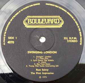 RUSS SAINTY (FIRST IMPRESSIONS) ラス・センティ (ファースト・インプレッションズ)- Swinging London (UK '72 再発 LP+CS/Boulevard 4070)