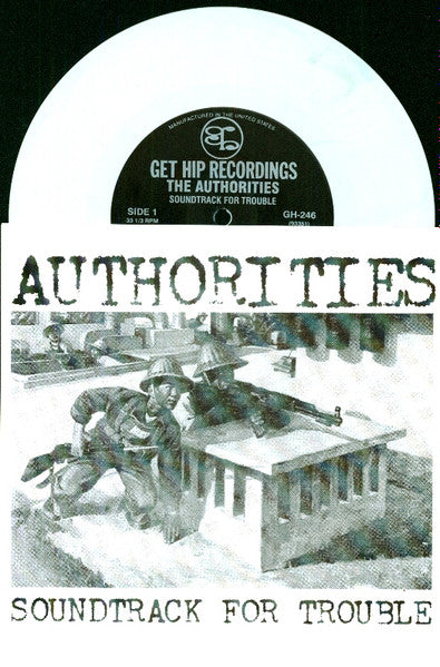AUTHORITIES (オーソリティーズ) - Soundtrack For Trouble (US 限定再発「ホワイトヴァイナル」7"/New) '82年唯一 EP !