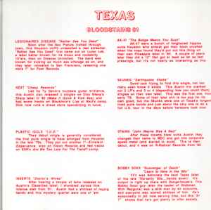 V.A. (初期「米国テキサス」パンク・コンピ) - Bloodstains Across Texas (US 限定再発 CD / New)