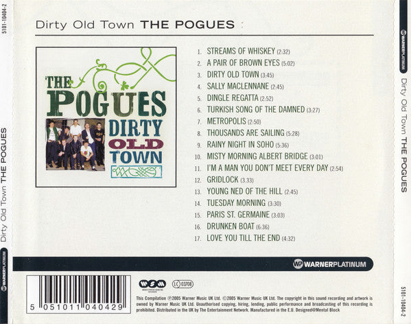 POGUES, THE (ザ・ポーグス) - Dirty Old Town (EU 限定再発 CD/New) 17曲入りベスト!