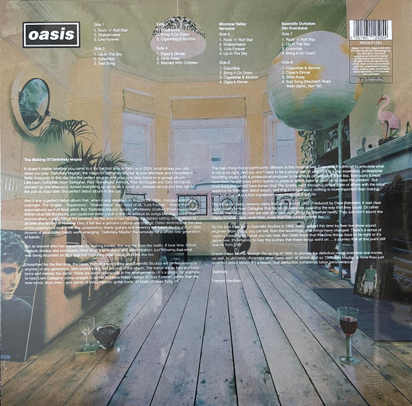 OASIS (オアシス) - Definitely Maybe (EU 限定復刻再発 4xLP 「ボックスセット」/NEW)