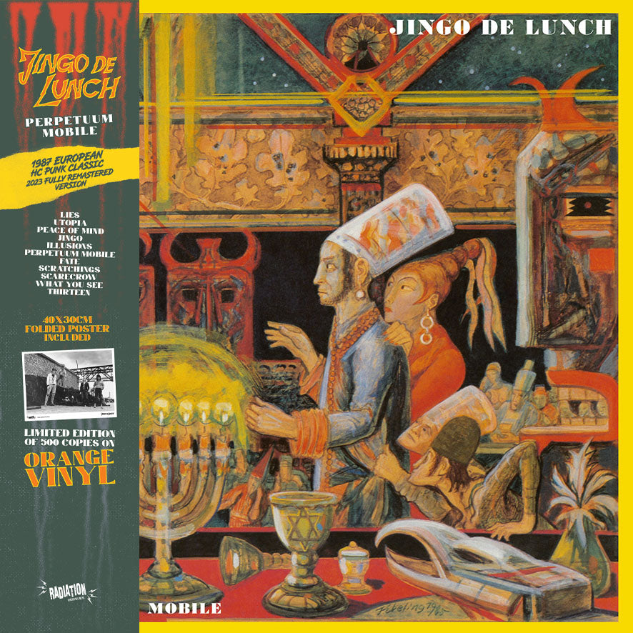 JINGO DE LUNCH (ジンゴ・デ・ランチ) - Perpetuum Mobile (Italy 500枚限定再発オレンジヴァイナル LP+帯/ New)