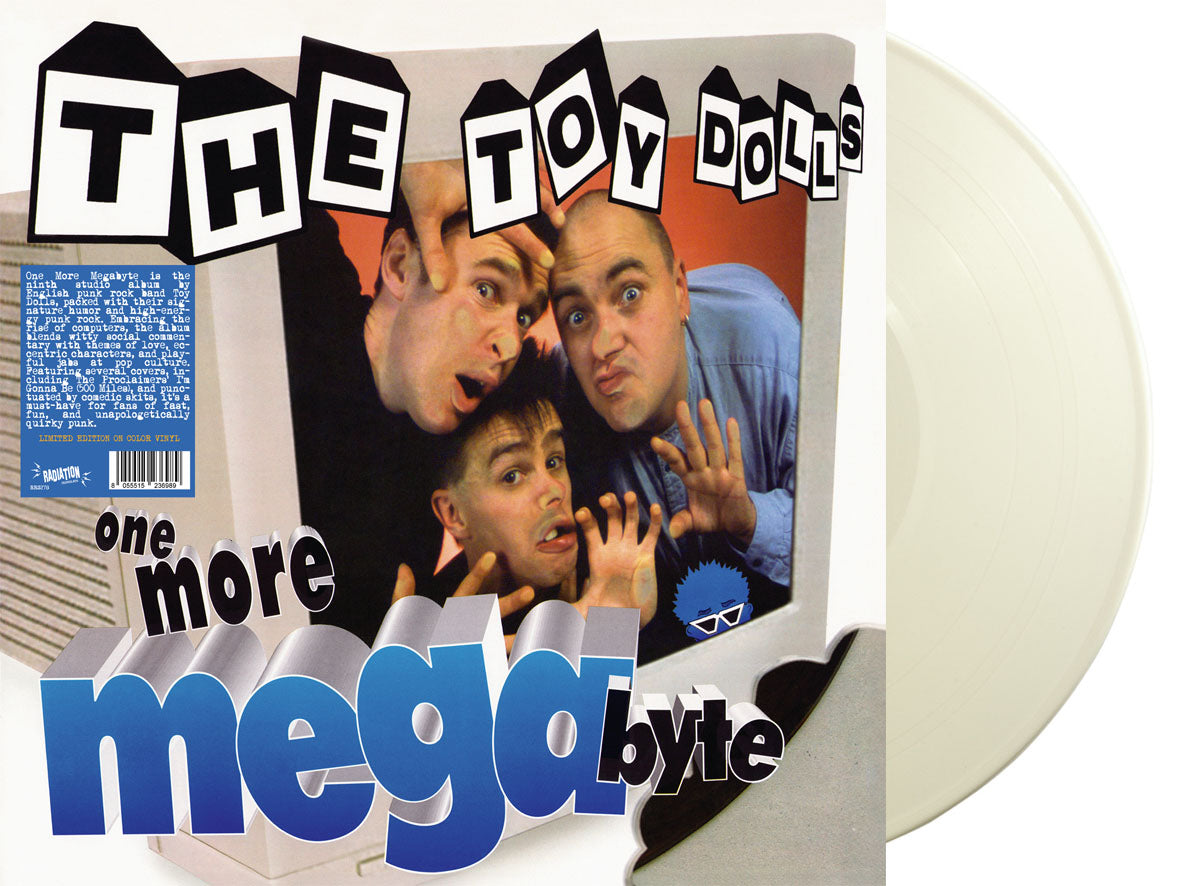 TOY DOLLS (トイ・ドールズ) - One More Megabyte (Italy 正規再発「限定ホワイトヴァイナル」LP/ New) '97年9th アルバム!
