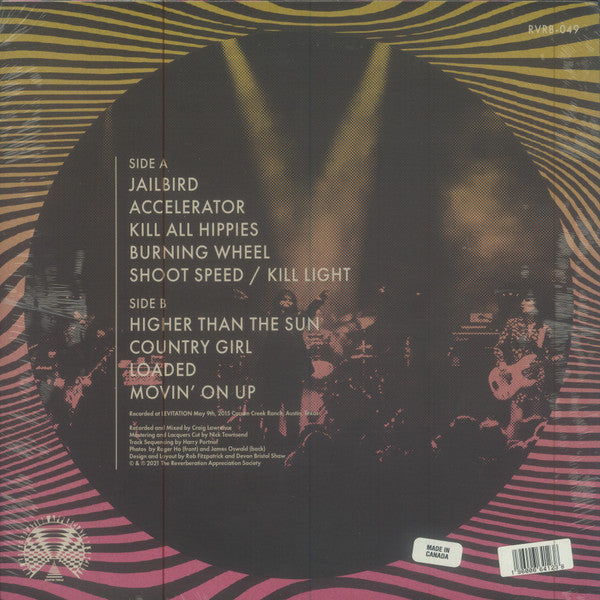 PRIMAL SCREAM (プライマル・スクリーム) - Live At Levitation (UK/US 限定「ピンク&ホワイトヴァイナル」 LP/NEW) '21年ライブアルバム