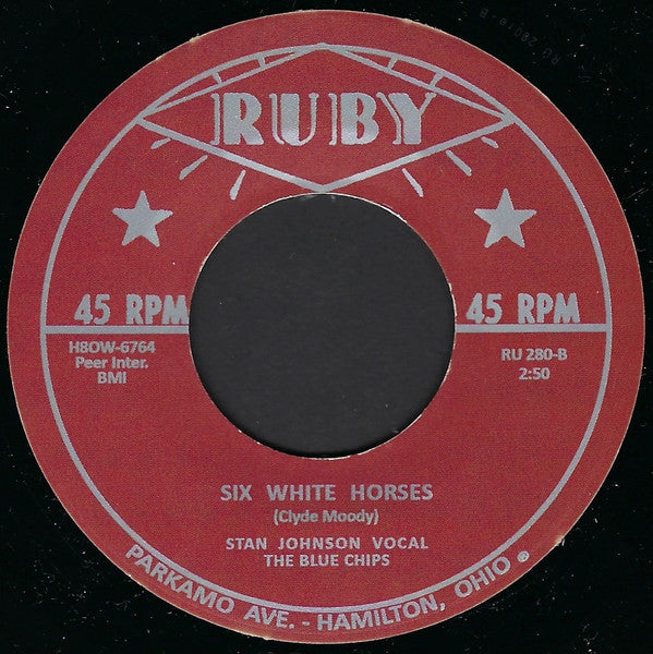STAN JOHNSON (スタンリー・ジョンソン) - Big Black Train / Six White Horses (US 限定リプロ再発 7インチ/ New) テディーボーイ・ヒルビリー名曲!