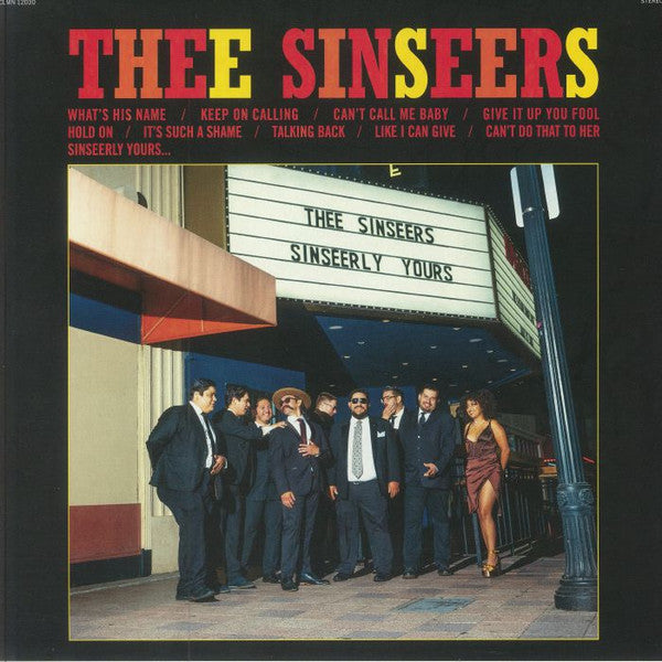 SINSEERS, THEE (ジー・シンシアーズ) - Sinseerly Yours (US 限定プレス「黒盤」LP-見開きジャケ/New) チカーノソウル界騒然'24年デビューアルバム!