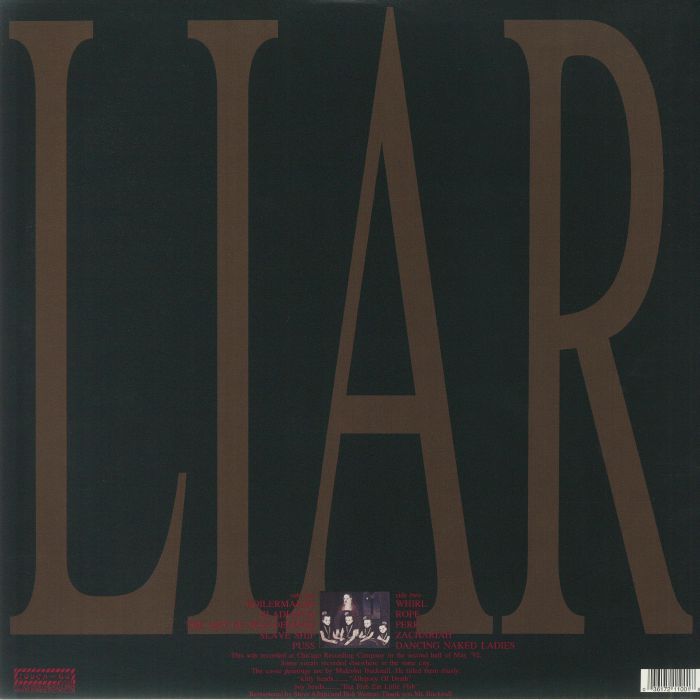 JESUS LIZARD, THE (ジーザス・リザード) - Liar (US 正規限定リマスター再発180グラム重量 LP/NEW) '92年3rdアルバム