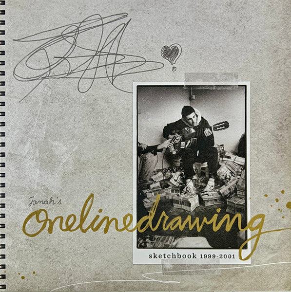 ONELINEDRAWING (JONAH'S ONELINEDRAWING) (ワンラインドローイング) - Sketchbook 1999-2001 (UK 限定リリース「ゴールド&ホワイト・ヴァイナル」2xLP/NEW)