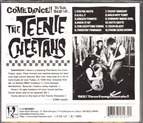 TEENIE CHEETAHS (ティーニー・チーターズ) - Come Dance!! To The Beat Of The Teenie Cheetahs (Japan 限定 CD/廃盤 New)