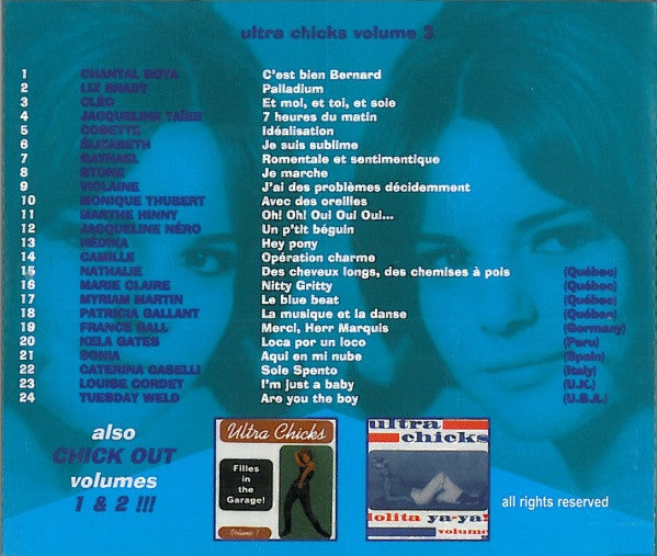 V.A. (60's フレンチ・ポップ・コンピ) - Ultra Chicks Volume 3 Baby Pop! (Canada 限定 CD/ New)