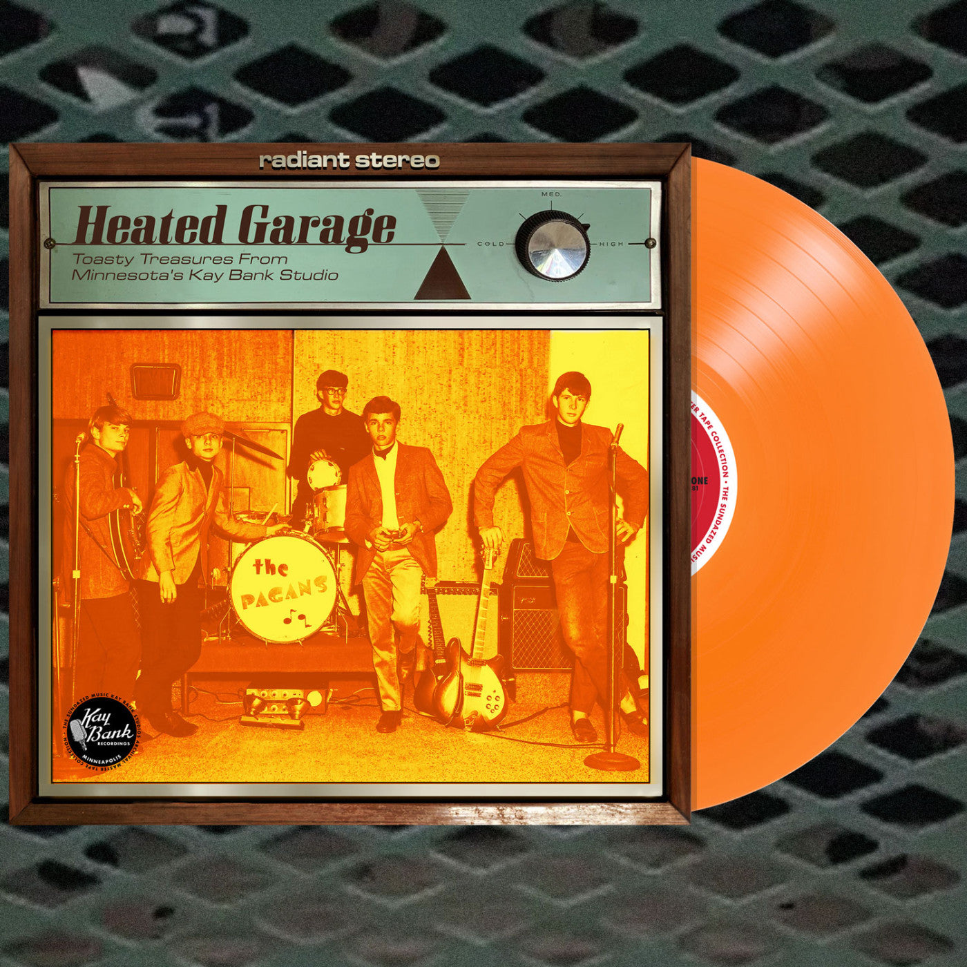 V.A. (60's サーフガレージ「Kay Bank スタジオ」未発表曲集) - Heated Garage (2024 RSD 1500枚限定ナンバリング入り「オレンジ VINYL」LP/New)