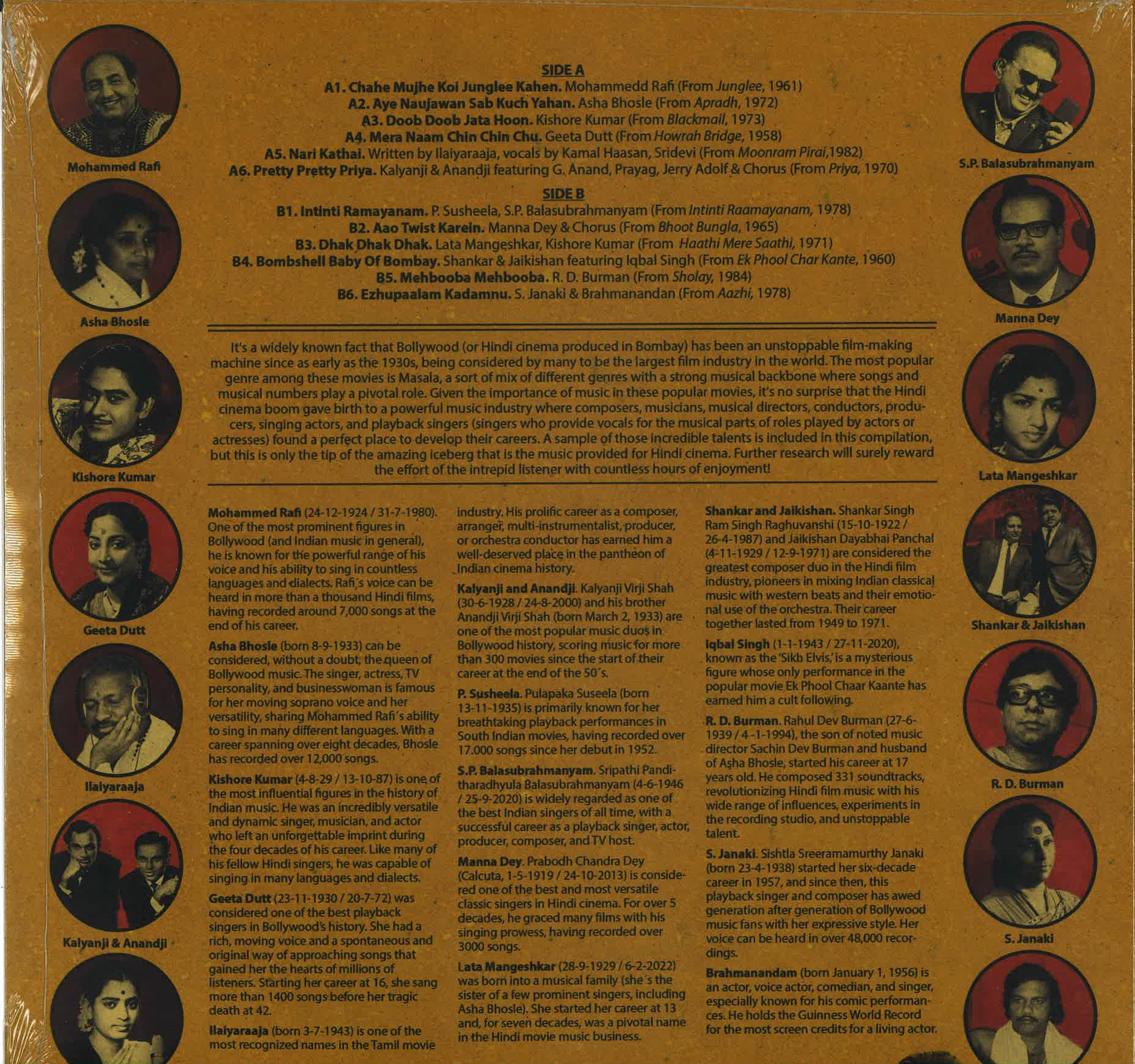 V.A. (ナゲッツ・シリーズの「インド」編) - Bollywood Nuggets (EU 限定アナログ LP/New)