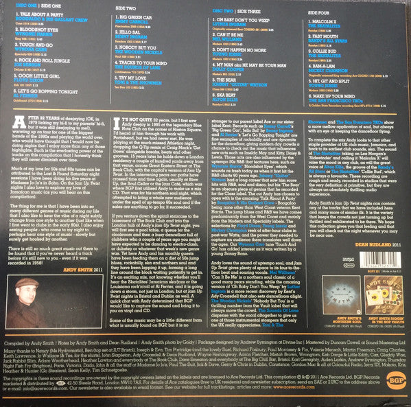 V.A. (英国DJ「アンディ・スミス」選曲パーティーコンピ) - Dj Andy Smith'S Jam Up Twist (UK限定 2xLP/New)