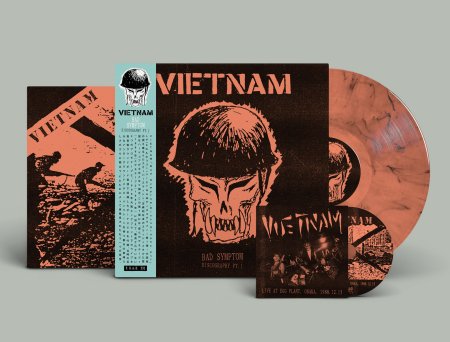 VIETNAM (ベトナム) - Bad symptom - Discography Pt.1 (Italy 150枚限定「オレンジマーブル・ヴァイナル」LP+CD/ New) 80's大阪スラッシュ・クロスオーバー ! ディスコグラフィー、第一弾!
