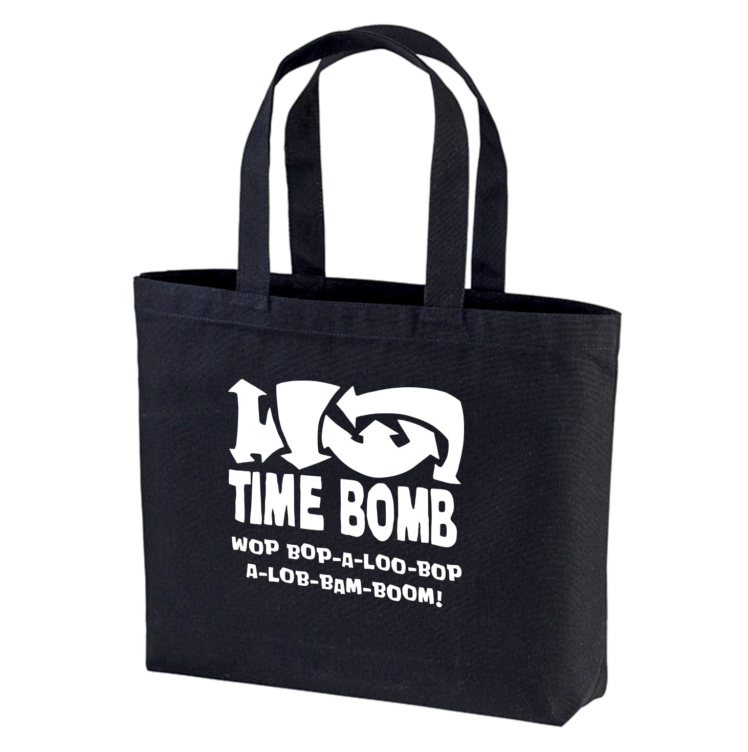 TIME BOMB RECORDS - TIME BOMB RECORDS Logo Tote Bag / タイムボム レコード・ロゴ・トートバッグ (黑・Black/ New) 再入荷中!