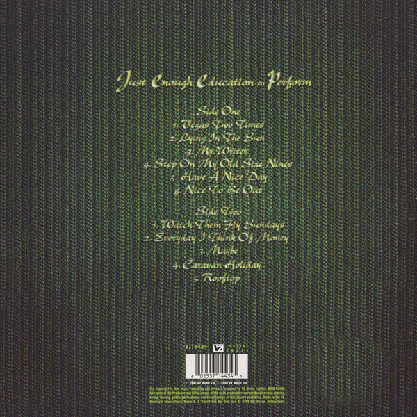 STEREOPHONICS (ステレオフォニックス) - Just Enough Education To Perform (UK/EU 限定復刻再発 LP/NEW)