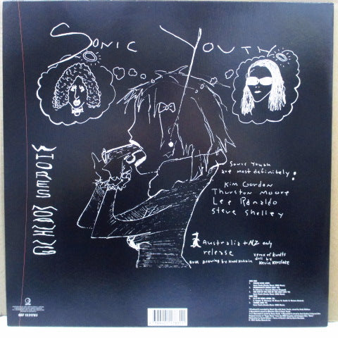SONIC YOUTH (ソニック・ユース) - Whore's Moaning (OZ '93 オーストラリア・ツアー限定5曲入り33回転「青マーブル盤」12インチ)