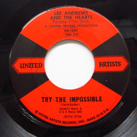 LEE ANDREWS & THE HEARTS (リー・アンドリュース&ザ・ハーツ) - Nobody's Home / Try The Impossible